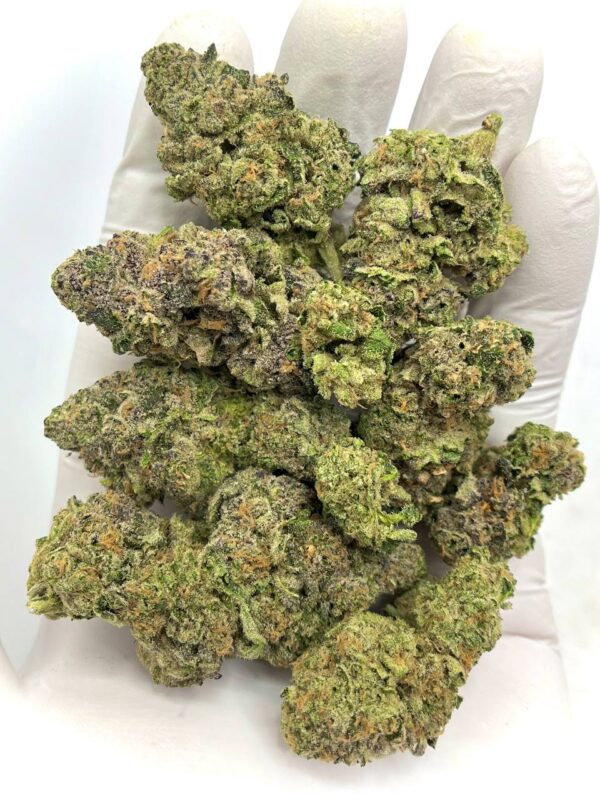 Space Junky THCa Flower strain profile for wholesale buyers.