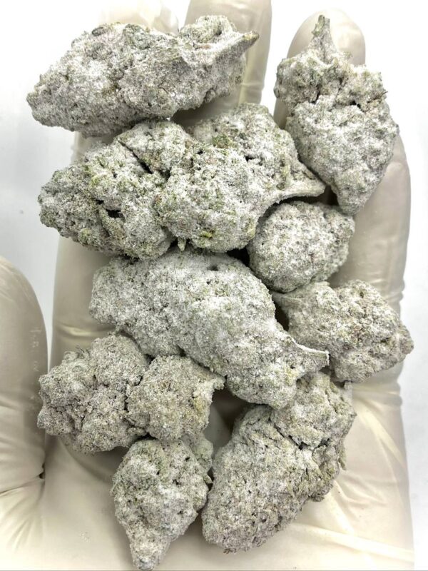 Godfather OG Snow Cap THCa Flower strain profile for wholesale cannabis buyers.